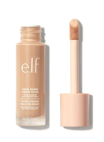 e.l.f Halo Glow Liquid Filter, Complexion Booster For A Glowing, Soft-Focus Look, Infused With Hyaluronic Acid, Vegan Light/Medium