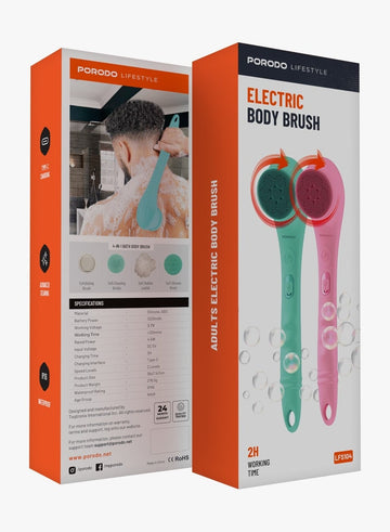 Electric Body Brush / Soft Cleaning Bristle / Soft Silicone Brush / Exfoliating Brush / Soft Bubble
